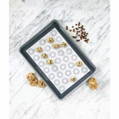 3-Piece Non-Stick Jelly Roll Pan with Mat and Cooling Rack by Chicago Metallic 13 3-Piece Non-Stick Jelly Roll Pan with Mat and Cooling Rack by Chicago Metallic -Cheap Bakeware Store gray chicago metallic bakeware sets 5242741 76 1000