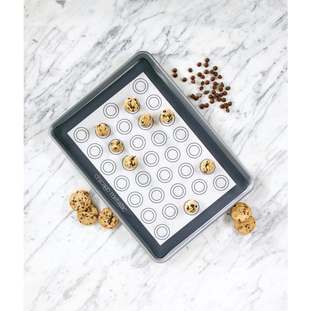 3-Piece Non-Stick Jelly Roll Pan with Mat and Cooling Rack by Chicago Metallic 7 3-Piece Non-Stick Jelly Roll Pan with Mat and Cooling Rack by Chicago Metallic - Image 7