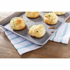 3-Piece Non-Stick Jelly Roll Pan with Mat and Cooling Rack by Chicago Metallic 12 3-Piece Non-Stick Jelly Roll Pan with Mat and Cooling Rack by Chicago Metallic -Cheap Bakeware Store gray chicago metallic bakeware sets 5242741 fa 1000