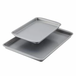 SmartBrown Bakeware 2-Piece Gray Bakeware Set by Farberware