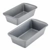 SmartBrown 2-Piece Steel Loaf Pan Set by Farberware