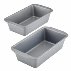 SmartBrown 2-Piece Steel Loaf Pan Set by Farberware