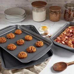 3-Piece Carbon Steel Bakeware Set by Frigidaire -Cheap Bakeware Store gray frigidaire bakeware sets fr j7455 ec fa 1000