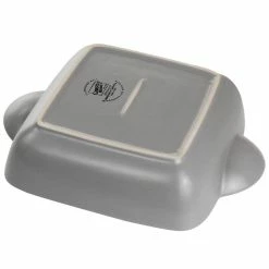 Rockaway 2-Piece Stoneware Nesting Bakeware Set in Grey by GIBSON HOME -Cheap Bakeware Store gray gibson home bakeware sets 985117999m fa 1000
