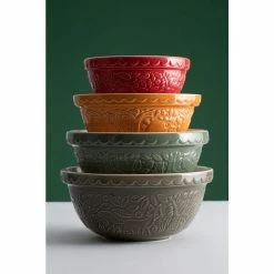 In The Forest Fox Gray S12 Mixing Bowl by Mason Cash -Cheap Bakeware Store gray mason cash mixing bowls 2002 149u 31 1000