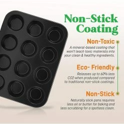 Deluxe Nonstick Carbon Steel 10 Piece Kitchen Bakeware Set (2 Pack) by NutriChef -Cheap Bakeware Store gray nutrichef bakeware sets 2 x ncbs10s fa 1000