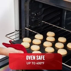 Airbake Nonstick Cookie Sheet 2-Piece Variety Set by T-fal -Cheap Bakeware Store gray t fal bakeware sets j154s264 76 1000