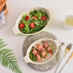 2-Piece Green Oval Porcelain Bakeware Set 9 in. and 11 in. Baking Dishes by MALACASA 13 2-Piece Green Oval Porcelain Bakeware Set 9 in. and 11 in. Baking Dishes by MALACASA -Cheap Bakeware Store green malacasa bakeware sets bake bake 034 a 76 1000