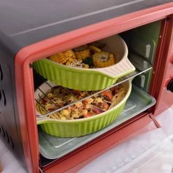 2-Piece Oval Green Porcelain Bakeware Set 12.75 in. and 14.5 in. Baking Pans by MALACASA 15 2-Piece Oval Green Porcelain Bakeware Set 12.75 in. and 14.5 in. Baking Pans by MALACASA -Cheap Bakeware Store green malacasa bakeware sets bake bake 034 b 76 1000