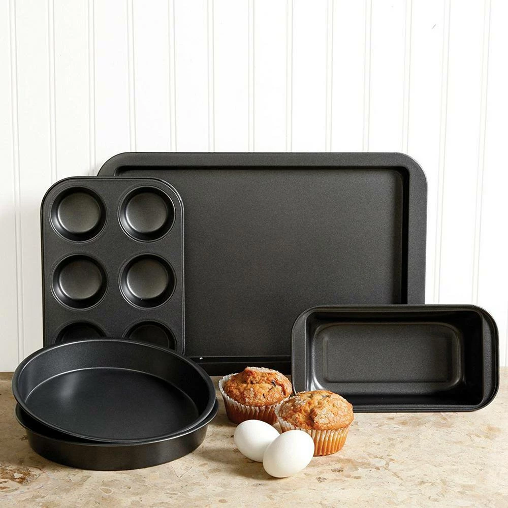 Love-to-Bake 5-Piece Xylan Nonstick Carbon Steel Bakeware Set by Sunbeam 6 Love-to-Bake 5-Piece Xylan Nonstick Carbon Steel Bakeware Set by Sunbeam - Image 6
