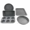 6-Piece Carbon Steel Non Stick Bakeware Set in Greystone by Oster