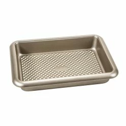 Aurelia Gold Non-Stick 14.5 in. x 10.6 in. x 1.75 in. Carbon Steel Roaster Pan by Home Basics