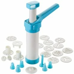 23-Piece Cookie Press and Food Decorator Set by Hutzler