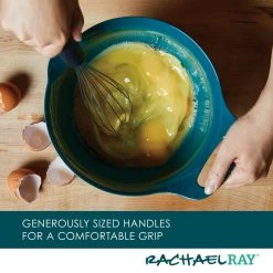 Tools and Gadgets 2-Piece Light Blue and Teal Nesting Mixing Bowl Set by Rachael Ray -Cheap Bakeware Store light blue and teal rachael ray mixing bowls 47646 76 1000