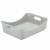 9 in. x 12 in. Light Sea Salt Gray Ceramics Rectangular Baker by Rachael Ray