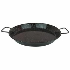 Pizza and Paella 18 in. Enamelled on Steel Pan by Magefesa -Cheap Bakeware Store magefesa pizza pans 01papaees46 4f 1000