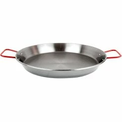Pizza and Paella 32 in. Carbon on Steel Pan by Magefesa -Cheap Bakeware Store magefesa pizza pans 01papaepu80 1f 1000