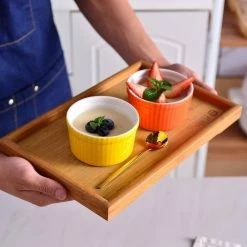 Ramekin 3.5 in. (9 cm) 6-Piece Multi-Colors Porcelain China Dishes (Set of 6) by LOVECASA -Cheap Bakeware Store multi colors bakeware sets lc ram b003 44 1000