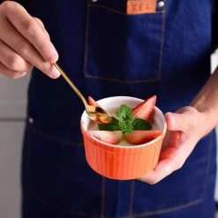 Ramekin 3.5 in. (9 cm) 6-Piece Multi-Colors Porcelain China Dishes (Set of 6) by LOVECASA -Cheap Bakeware Store multi colors bakeware sets lc ram b003 fa 1000