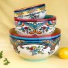Zanzibar 3-Piece Mixing Bowl Set by Euro Ceramica