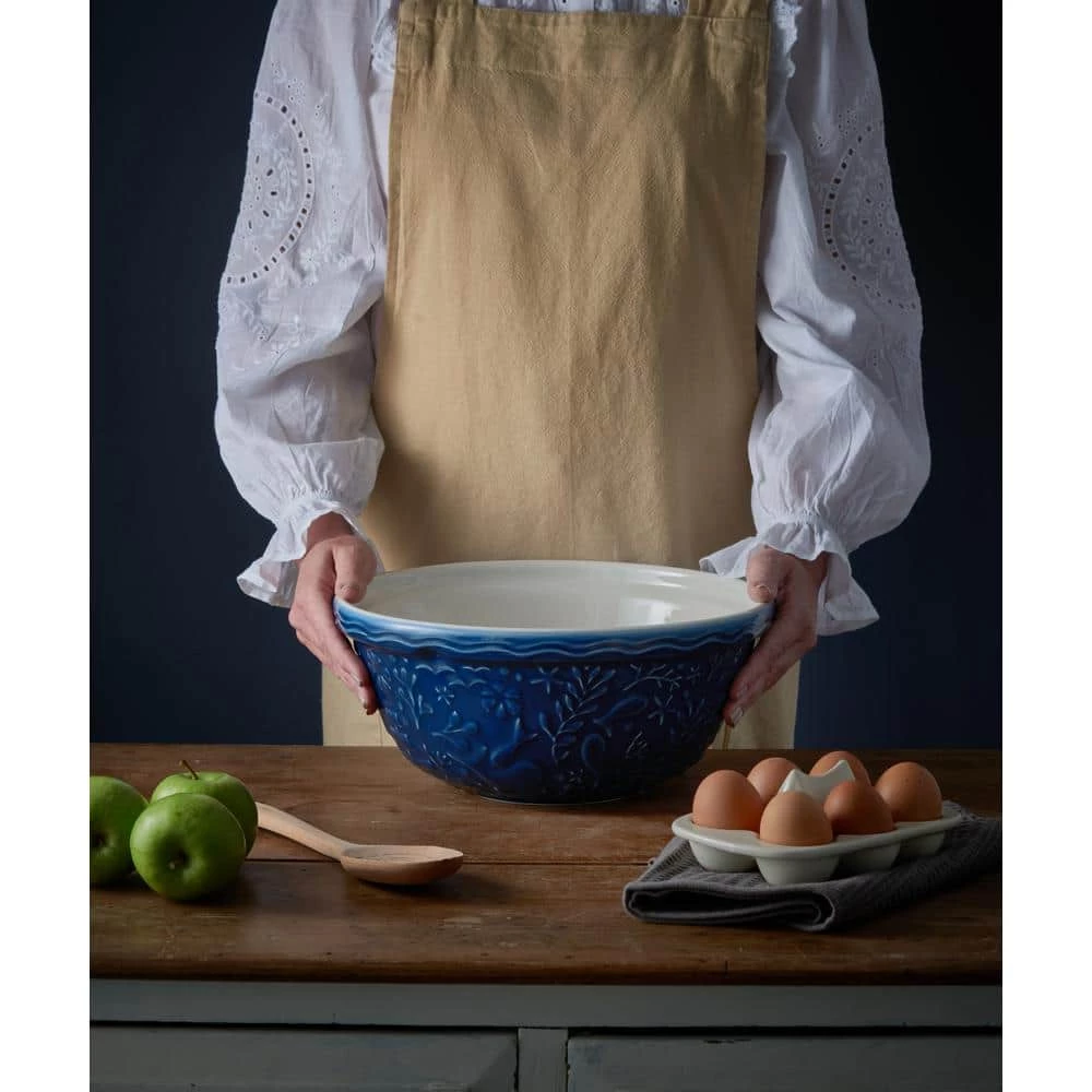 Nautical Navy 4.25qt Mixing Bowl by Mason Cash 3 Nautical Navy 4.25qt Mixing Bowl by Mason Cash - Image 3