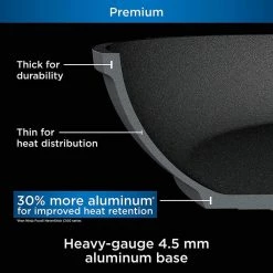 Foodi 12 in. NeverStick Premium Fry Pan by NINJA -Cheap Bakeware Store ninja baking sheets c30030 fa 1000