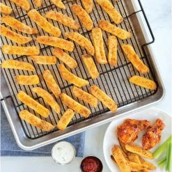 Large Oven Bacon Pan by Nordic Ware 10 Large Oven Bacon Pan by Nordic Ware -Cheap Bakeware Store nordic ware baking sheets 35702m 1f 1000