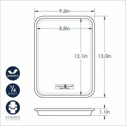 Naturals Non-Stick Quarter Sheet by Nordic Ware -Cheap Bakeware Store nordic ware baking sheets 45350m 76 1000