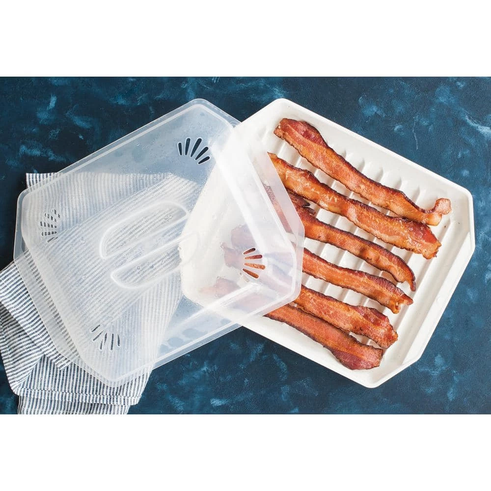 Compact Bacon Rack with Lid by Nordic Ware 2 Compact Bacon Rack with Lid by Nordic Ware - Image 2