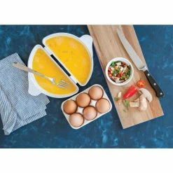 Microwave Omelet Pan by Nordic Ware -Cheap Bakeware Store nordic ware baking sheets 63600m 4f 1000