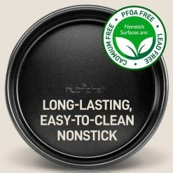 Carbon Steel, Non-Stick Black Coating Inside & Outside Bake Tray Sheet Bakeware Set (6-Pieces) by NutriChef -Cheap Bakeware Store nutrichef baking sheets ncbk6bk 44 1000