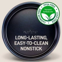 Carbon Steel, Non-Stick Blue Diamond Coating Inside and Outside Bake Tray Sheet Bakeware Set (6-Pieces) by NutriChef -Cheap Bakeware Store nutrichef baking sheets ncbk6trb 44 1000