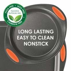 Oven Lovin' 5-Piece Gray and Orange Bakeware Set by Rachael Ray -Cheap Bakeware Store orange and gray rachael ray bakeware sets 55673 4f 1000