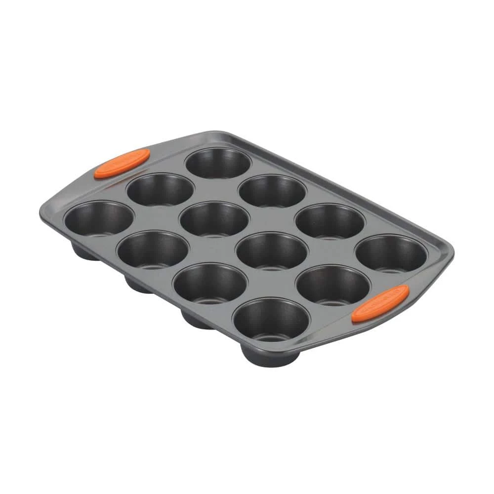 Oven Lovin' 12-Cup Aluminum Muffin Pan by Rachael Ray 1 Oven Lovin' 12-Cup Aluminum Muffin Pan by Rachael Ray