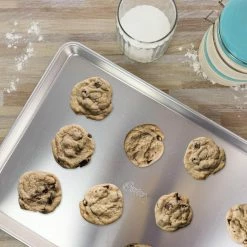 17 in. x 12 in. Baker's Glee Aluminum Cookie Sheet by Oster -Cheap Bakeware Store oster baking sheets 985115190m 76 1000