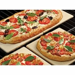 Pizza Grill Stone Tiles (Set of 4) by Outset -Cheap Bakeware Store outset pizza accessories 76176 c3 1000