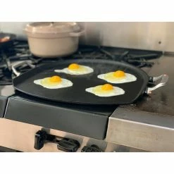 1-Piece Cast Iron 14 in. Pizza Iron by Outset -Cheap Bakeware Store outset pizza accessories 76612 44 1000