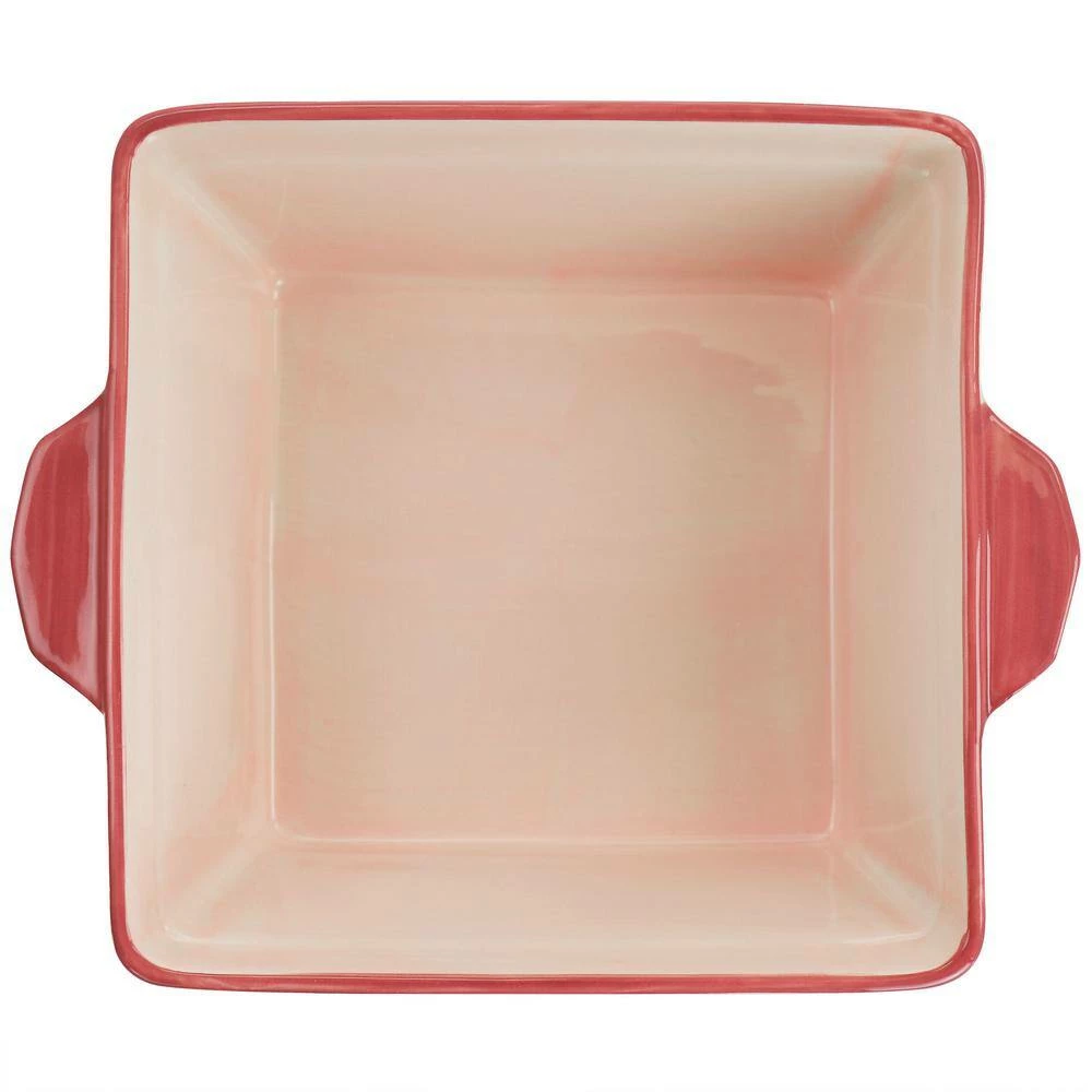 Goji Blossom 2 qt. Square Stoneware Baker Pan in Pink by Spice BY TIA MOWRY 7 Goji Blossom 2 qt. Square Stoneware Baker Pan in Pink by Spice BY TIA MOWRY - Image 7