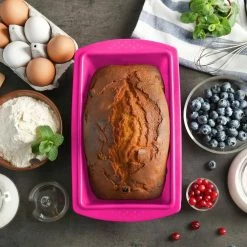 18-Piece Pink Assorted Silicone Bakeware Set by Classic Cuisine -Cheap Bakeware Store pink classic cuisine bakeware sets w030081 1f 1000