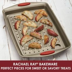 Cucina Nonstick Carbon Steel Baking Sheet by Rachael Ray -Cheap Bakeware Store rachael ray baking sheets 57113 31 1000