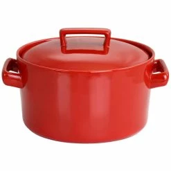 3 qt. Casserole with Lid in Red by MARTHA STEWART