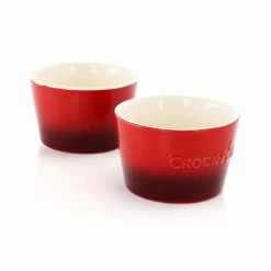 8 fl. oz. Artisan 2-Piece in Red Stoneware Ramekin Set by Crock-Pot