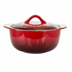 Artistan 2-Piece Round Stoneware Casseroles Set with Lid by Crock-Pot