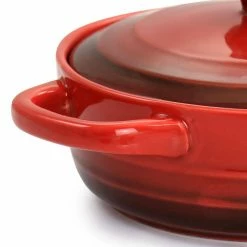 Appleton 10 oz. Stoneware Mini Casserole Baker in Gradient Red by Crock-Pot -Cheap Bakeware Store red crock pot casserole dishes 985118496m 1f 1000
