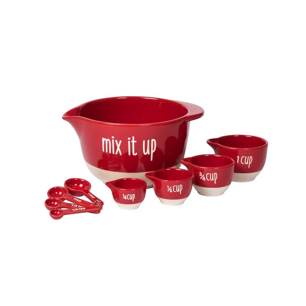 "Made with Love" 9-Piece Mixing Bowl Set by Tabletops Gallery 1 "Made with Love" 9-Piece Mixing Bowl Set by Tabletops Gallery