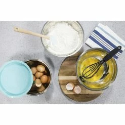 12-Piece Stainless Steel Colored Mixing Bowl with Tops by Elite -Cheap Bakeware Store red green yellow navy purple black elite mixing bowls ebs 0012 31 1000