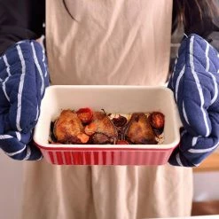 2-Piece Red Rectangle Porcelain Bakeware Set 9 in. and 11 in. Baking Dishes by MALACASA 15 2-Piece Red Rectangle Porcelain Bakeware Set 9 in. and 11 in. Baking Dishes by MALACASA -Cheap Bakeware Store red malacasa bakeware sets bake bake 029 a 31 1000