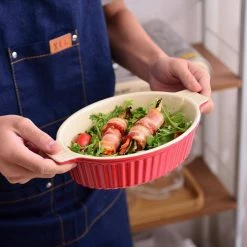 2-Piece Red Oval Porcelain Bakeware Set 9.5 in. and 11.25 in. Baking Dish Pans by MALACASA 15 2-Piece Red Oval Porcelain Bakeware Set 9.5 in. and 11.25 in. Baking Dish Pans by MALACASA -Cheap Bakeware Store red malacasa bakeware sets bake bake 033 a 31 1000