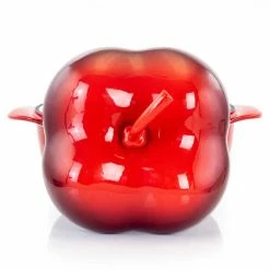 3 Qt. Pepper Shaped Enameled Cast Iron Casserole in Red by MegaChef 10 3 Qt. Pepper Shaped Enameled Cast Iron Casserole in Red by MegaChef -Cheap Bakeware Store red megachef casserole dishes 985112871m 44 1000