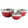 Rosamond 3-Piece Stainless Steel Mixing Bowl Set by Oster